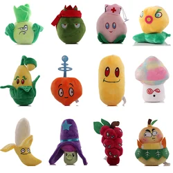 Plants vs Zombies PVZ Plants Plush Toy Doll Heavenly Peach Grapeshot Fire Gourd Plush Soft Stuffed Toys Gifts for Children Kids