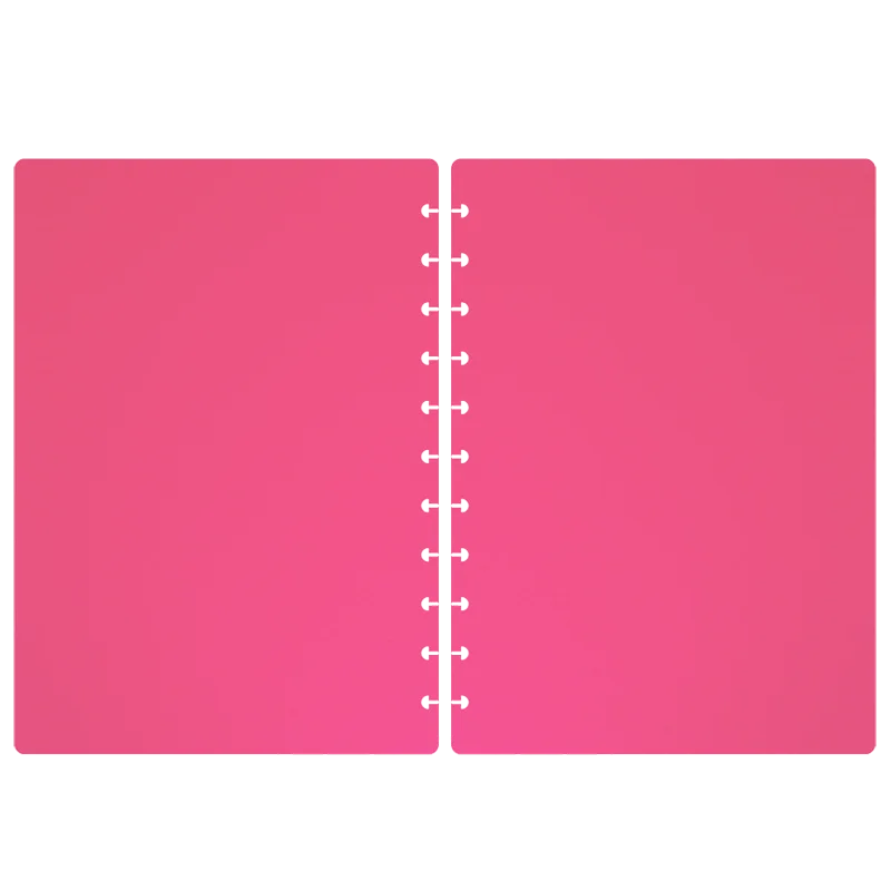 Candy Colors Letter Size DIY Notebooks Planner Cover/Index Set 2pcs(front+back) Diy Notebook Accessories Print Style 11  Holes