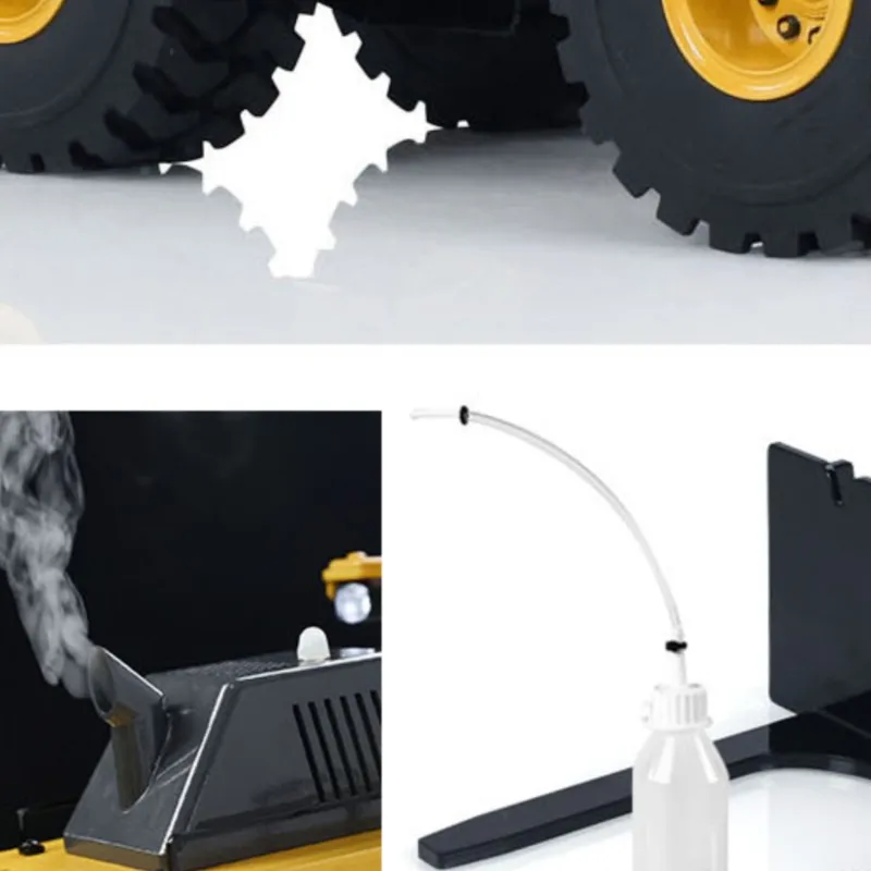 1/14 XDRC WA470 Upgraded RC Hydraulic Loader with Smoking Sounds Lights Metal Radio Control Construction Vehicle RC  Machine