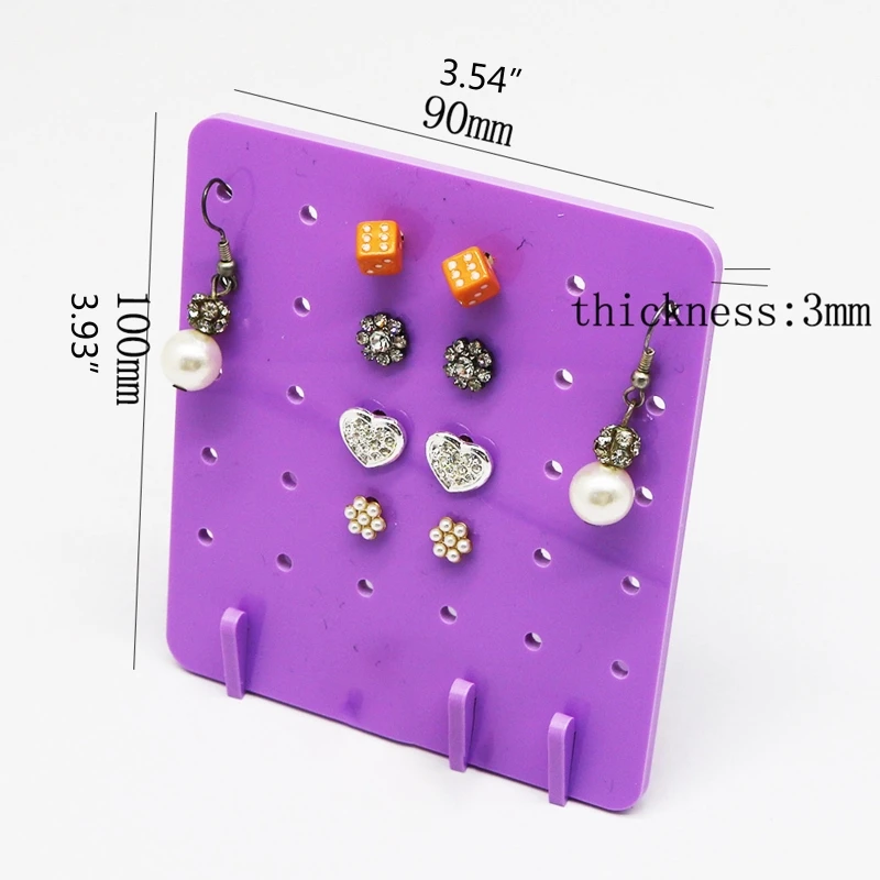 Earring Display Organiser Jewelry Rack Stand Earrings Showcase Studs
