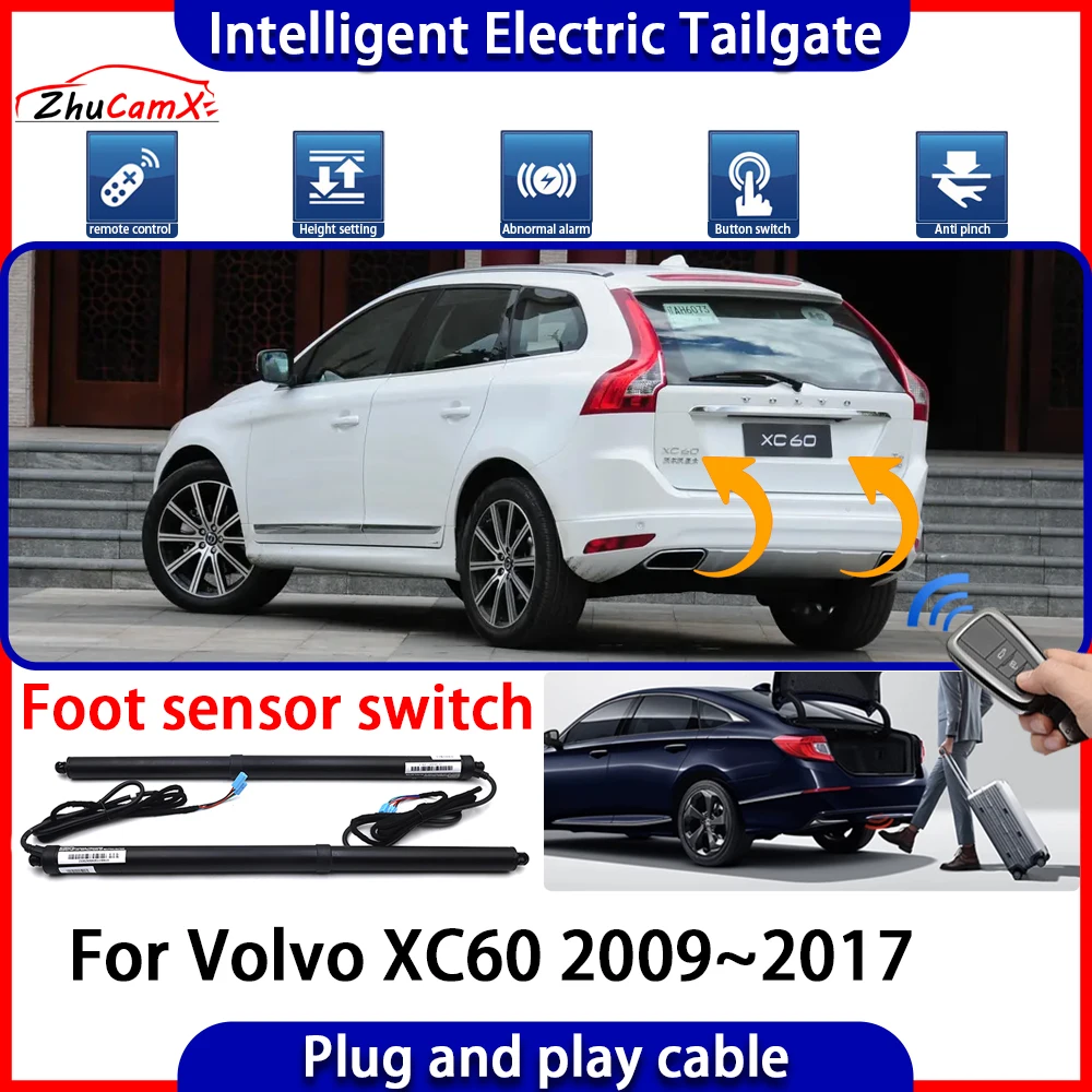 

ZhuCamX Car Automatic Lifting kit Opening Trunk Intelligent Electric Tail Gate Lift Tailgate for Volvo XC60 2009~2017