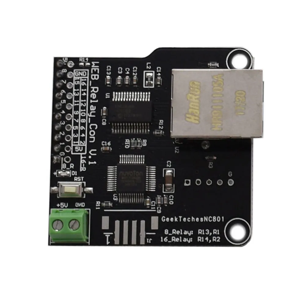 

Lan Wan Remote Control Board Ethernet Rj45 Port 8 Channels Relay Controller Module Networking Access Rj45 Port Controller Board