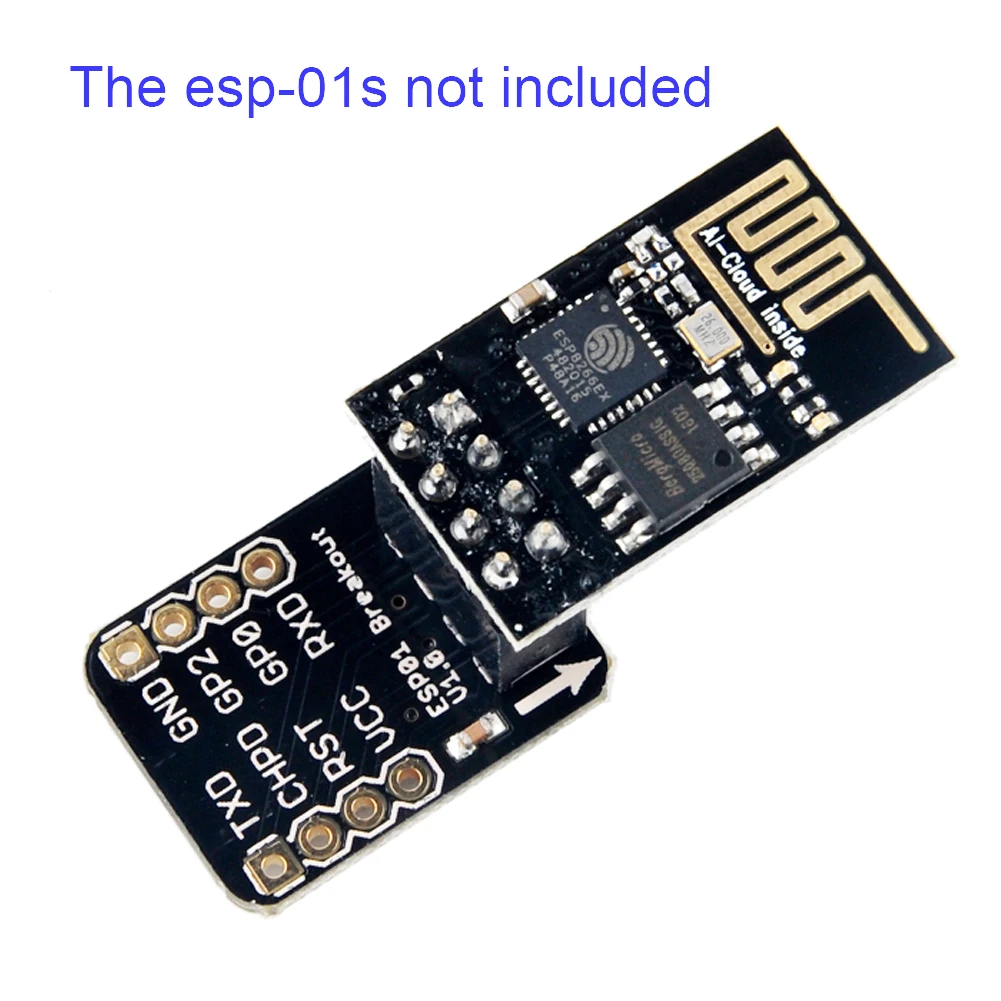5PCS ESP-01S ESP 01S  XH-C2X WiFi Wireless Module Breadboard Adapter PCB 3.3V for Serial Wifi Transceiver Network