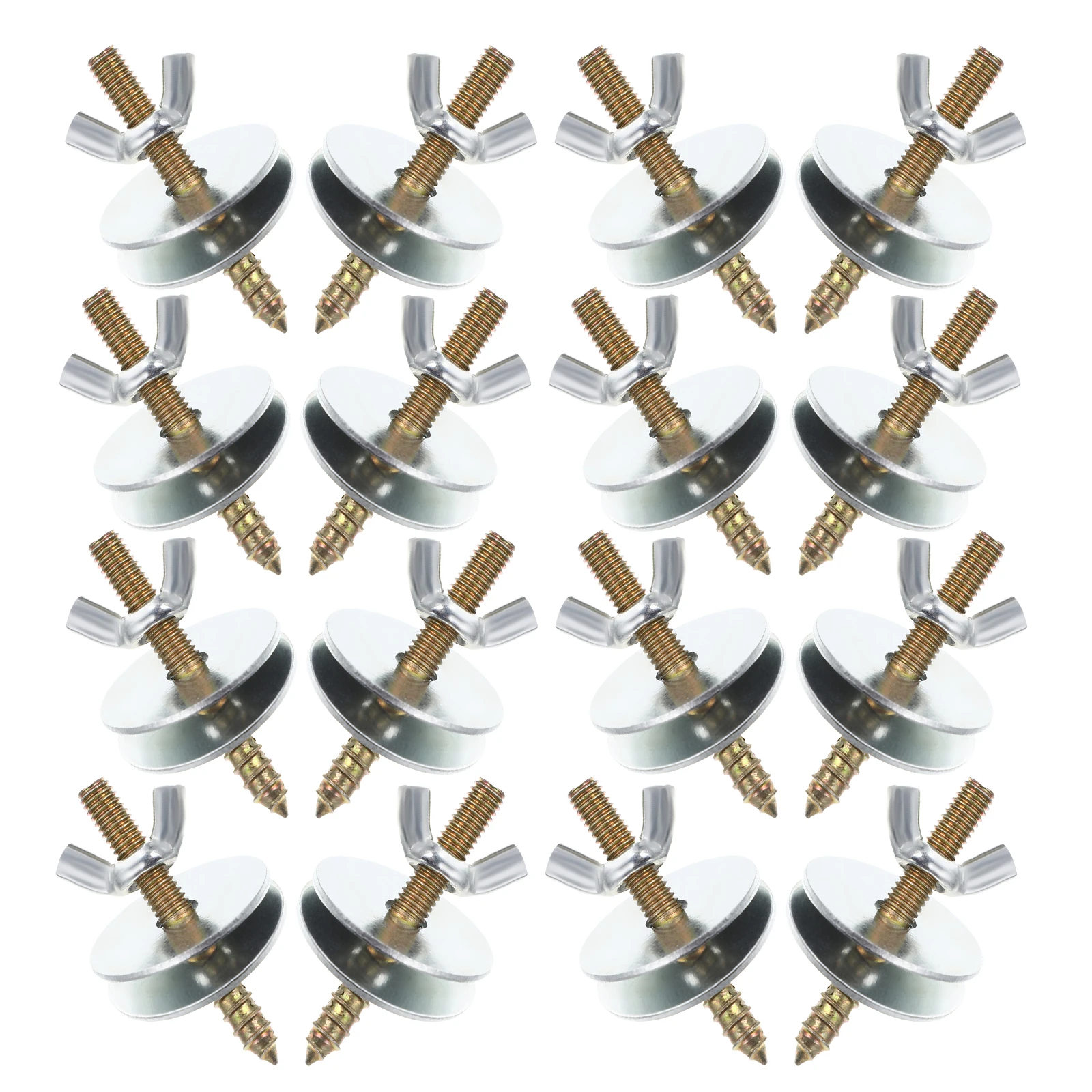 

24Sets Bird Cage Screws Kit Parrot Perch Fixing Parts Long Term Reliability M6x50 Birdcage Screws Bird Perch Bolt