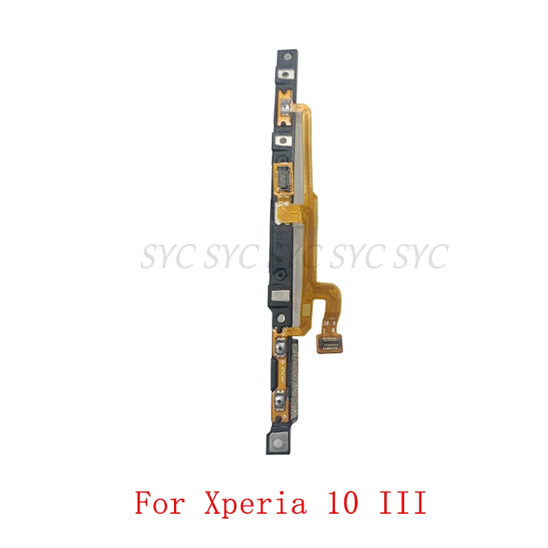 Power On Off Button Volume Switch Control Flex Cable For Sony Xperia 10 5 1 III 10 II Power Volume Side Button Replacement Part