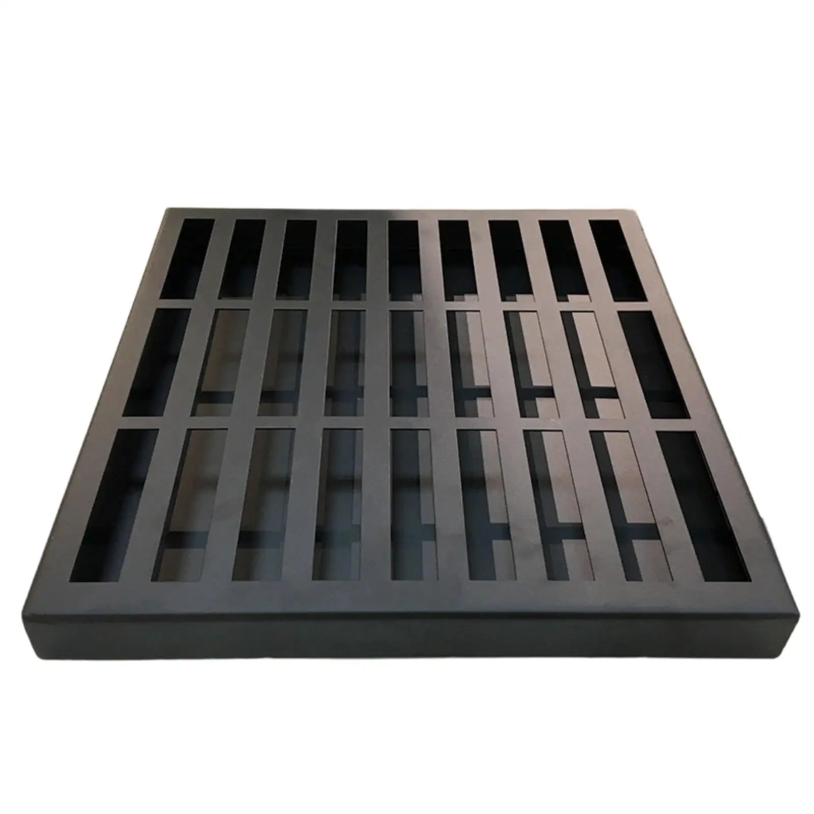 Professional Marble Display Rack Wrought Iron Stone Sample Organizer 9 Pocket Heavy Duty Desktop Rack for Showroom Use