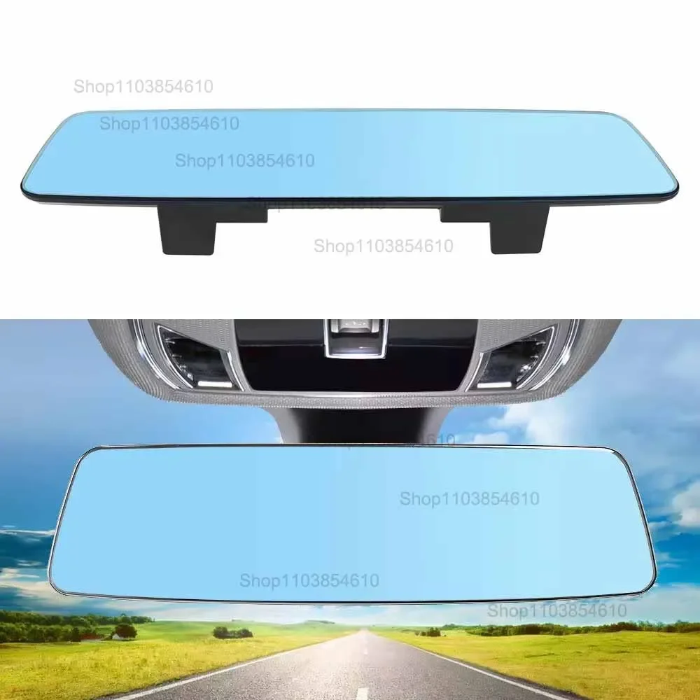 

Blue Frameless Car Rear View Mirror Children Anti Glare Wide Angle 2.5D Full Screen Micro Curve Glass Auto Accessories Interior