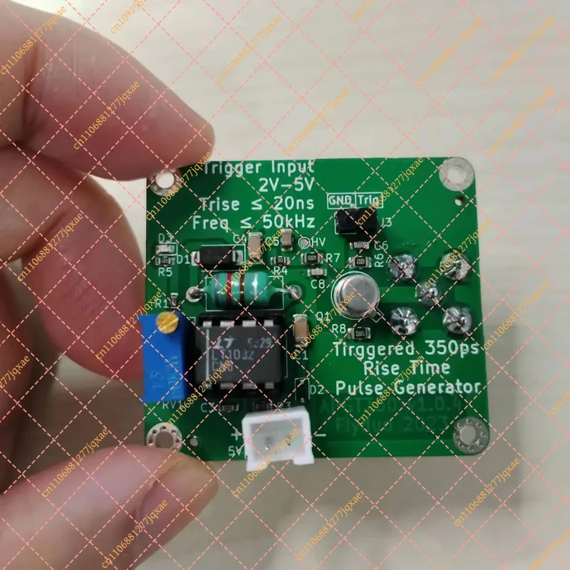 350ps Ultra-Fast Rise Edge Pulse Generator Module Supporting External Trigger Signal Input