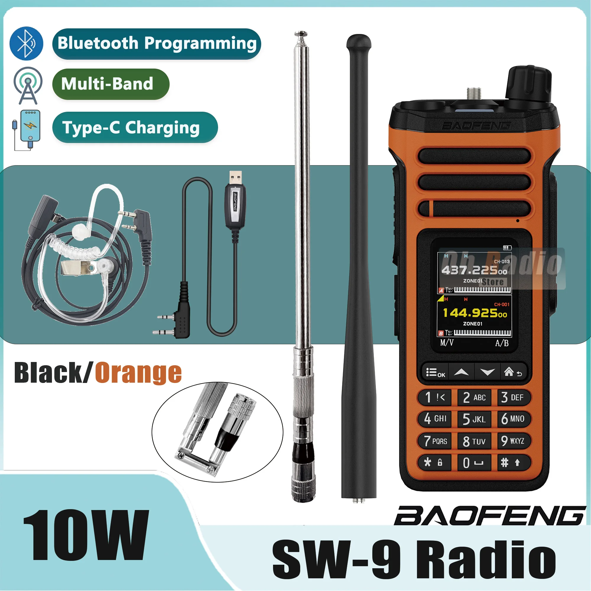 radio-bidirezionale-baofeng-sw-9-am-fm-lsb-sw-vhf-uhf-10w-a-lungo-raggio-walkie-talkie-con-bluetooth-programmabile-via-app-usb-c-1000ch-noaa-radio-uv-36