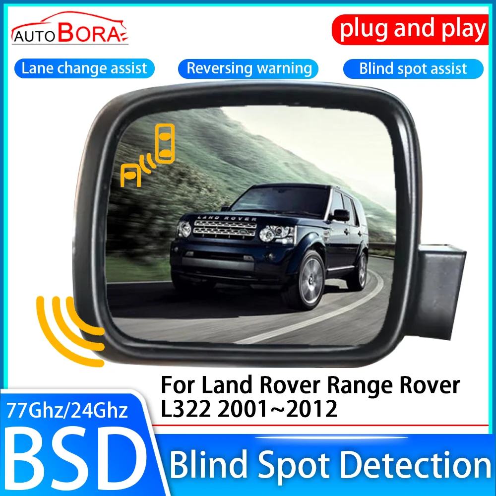 

ZhuCamX Car Blind Spot Detection System BSD BSA Sensor Drive Rear Mirror Monitoring for Land Rover Range Rover L322 2001~2012