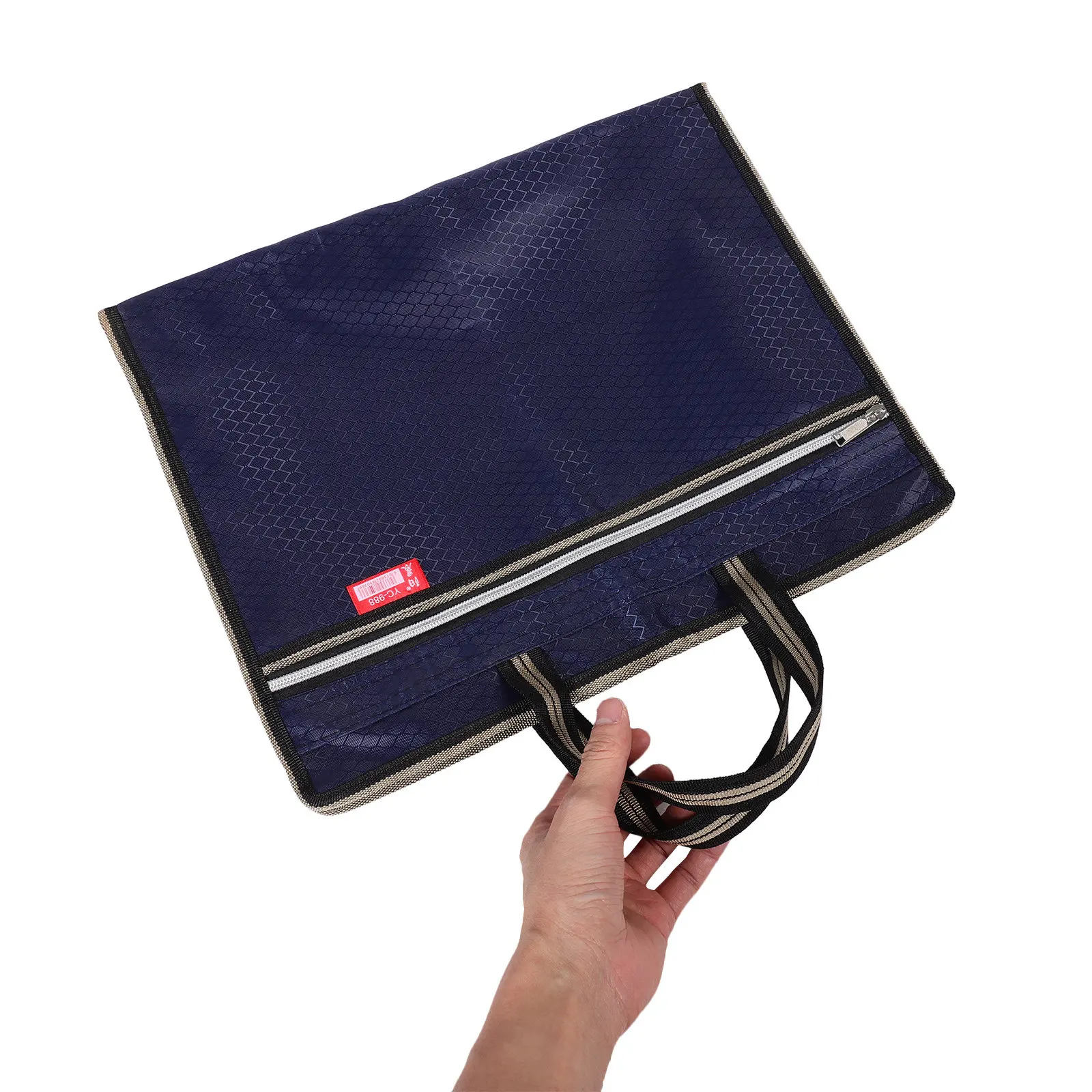 

Водонепроницаемая сумка-органайзер из оксфордской ткани для документов, большая вместимость, двухслойная, для ноутбука, книг, деловых поездок, портативная, для бумаг