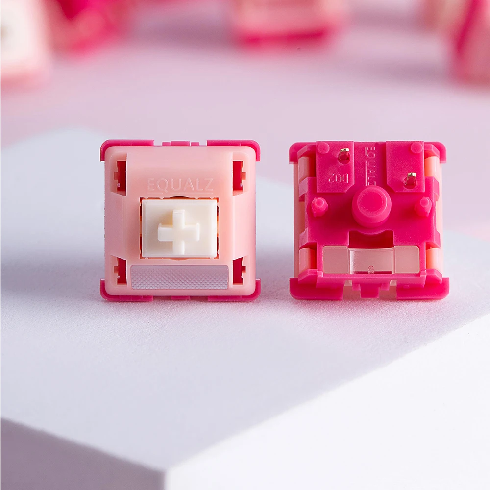 Equalz Grapefruit fudge / Blueberry Creme Candy Switch For Gaming Mechanical Keyboard BLue/Red/Pink 5Pin POK Cherry Mx Switches