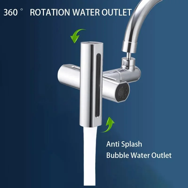 New 4 Modes Waterfall Kitchen Faucet Universal 720° Swivel Spout Sprayer Bathroom Basin Water Tap Extender Rainfall Sink Mixer