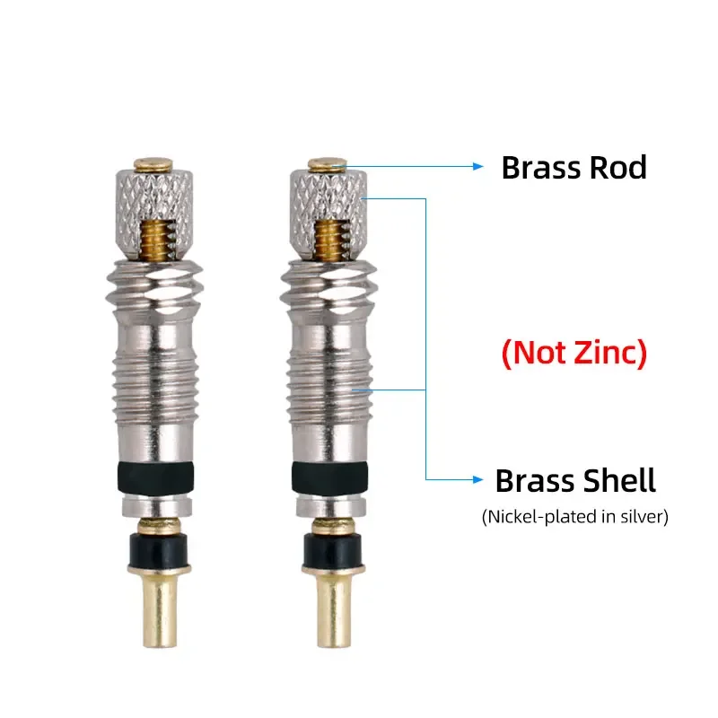 Deemount 자전거 프레스타 밸브 코어, 황동 CNC FV 깍지 교체, MTB 도로 자전거 튜브리스 서비스 부품 제거 도구 옵션