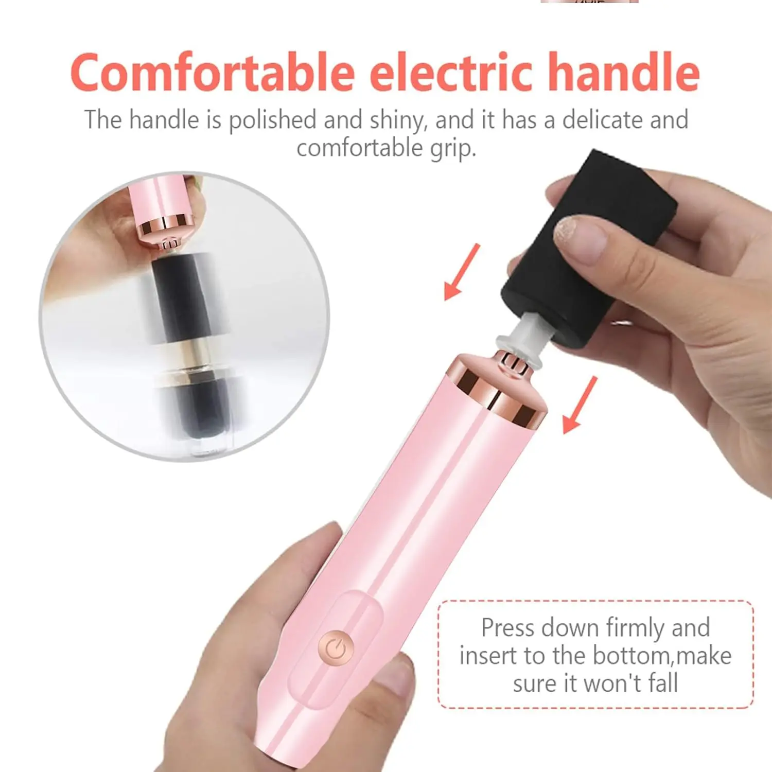 Agitateur électrique portable pour extensions de cils, colle à cils, laque à ongles, outil de centre commercial avec 2 connecteurs, calibre 8