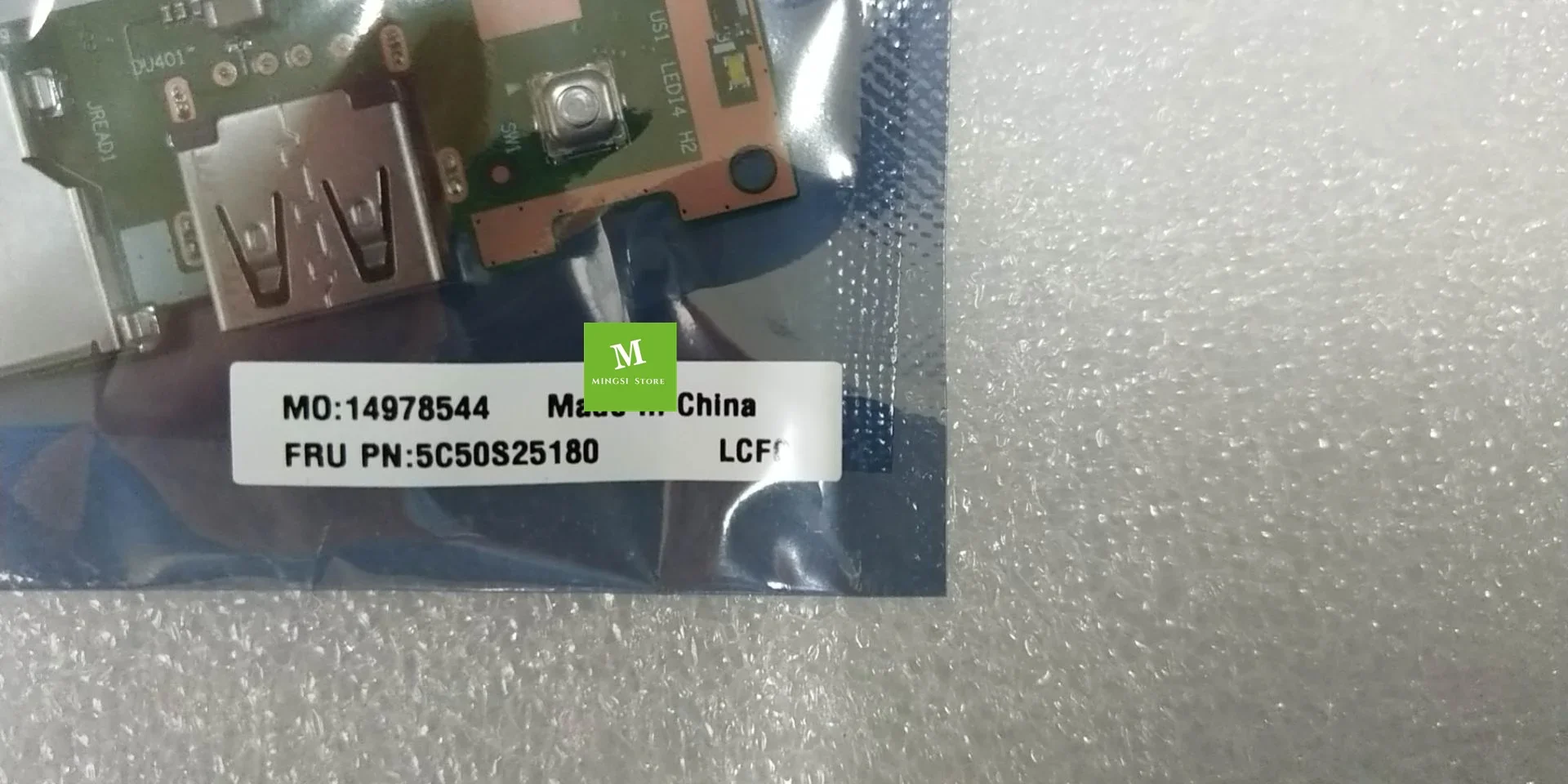 FOR LENOVO  S14 G2 ALC IdeaPad 14sITL 3 14ADA6 USB SD CARD READER POWER BUTTON BOARD W CABLE