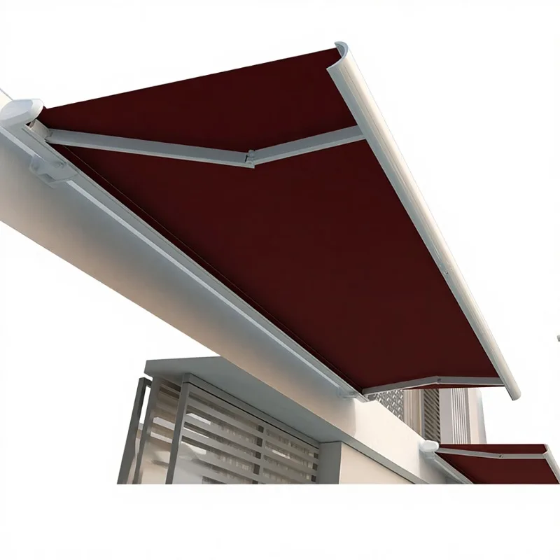 

Retractable Foldable Hand-cranked High-end Sunshade Canopy for Balcony Courtyard Villa Parking