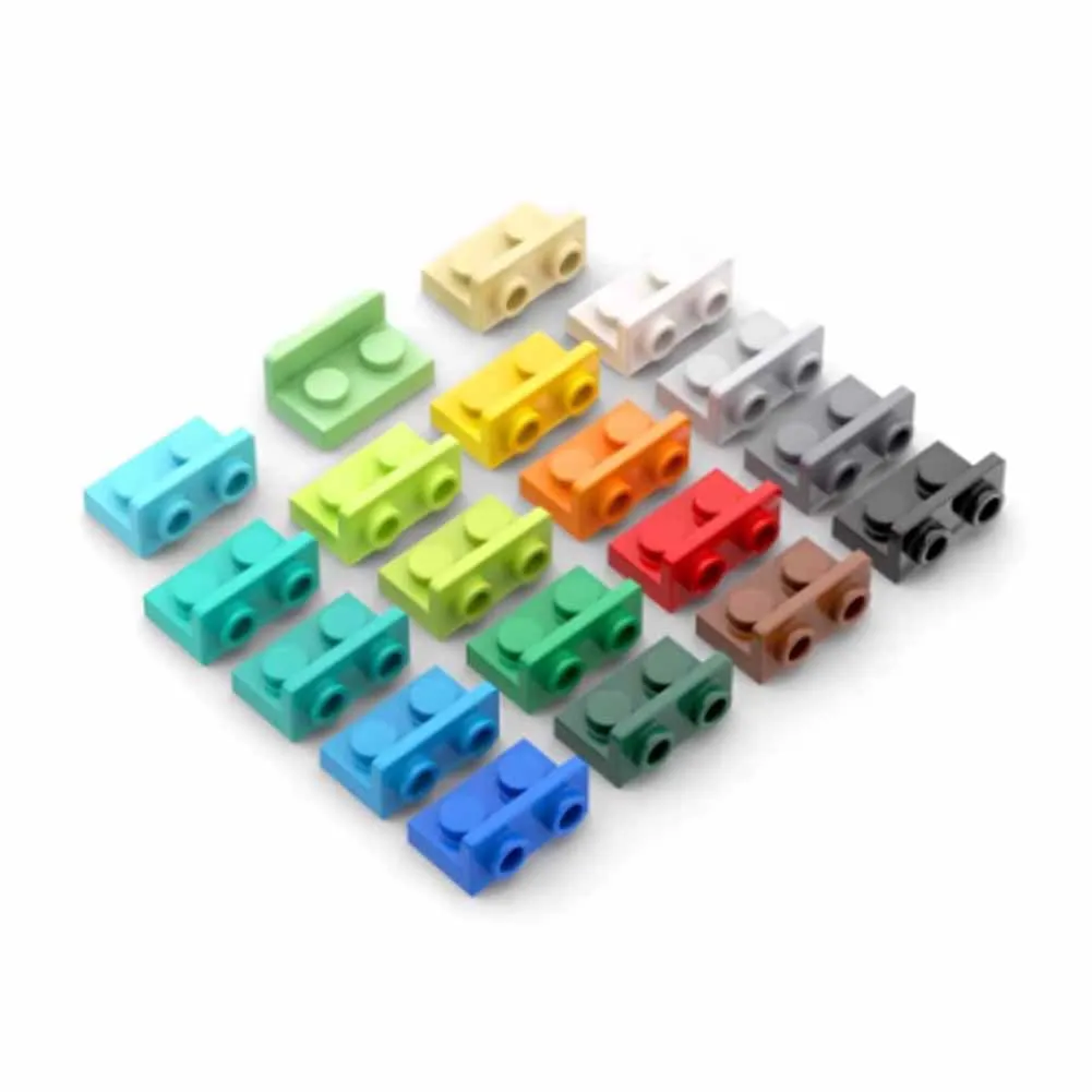 50 Stück MOC 1 x 2–1 x 2 Umkehrhalterung, kompatibel mit 99780 großen Ziegelkomponenten x Bausteinteilen, Granulatspielzeug