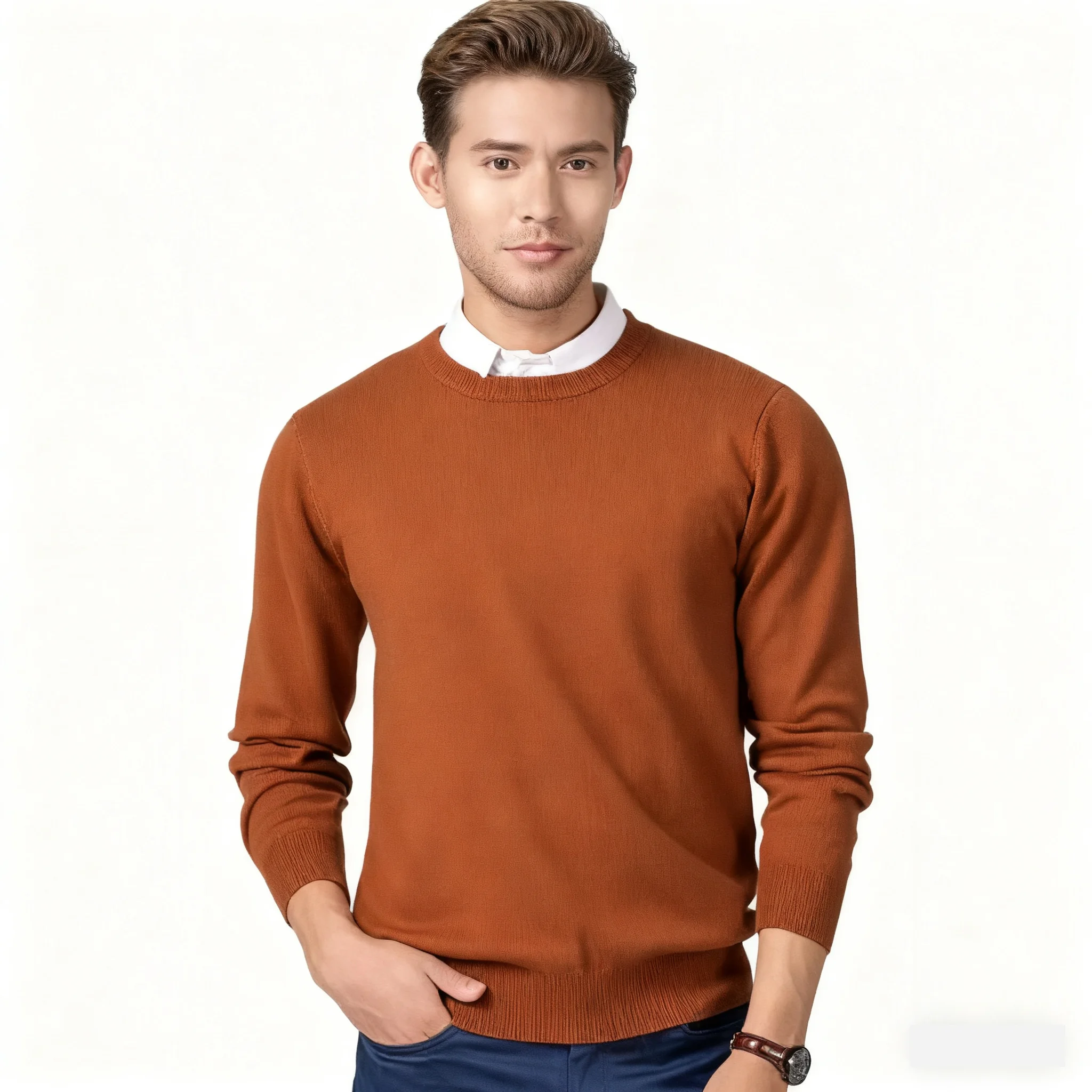 caramel O-Neck