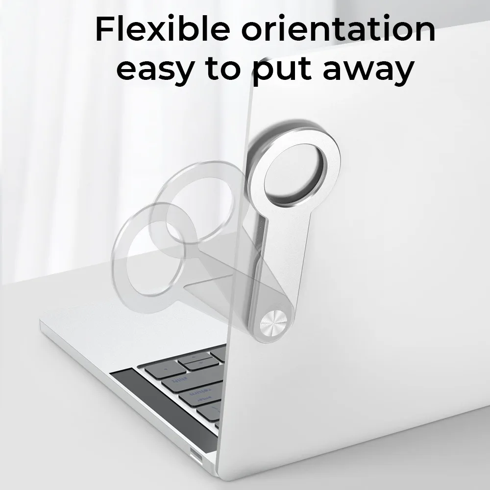 

Aluminum MagSafe Ring Hollow Design Magnetic Adjustable Mobile Phone Stand Notebook Expansion Stand Portable