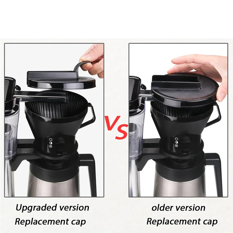 

Крышка корзины для заваривания, 2 шт., для Technivorm Moccamaster 13114, совместимая с корзинами для заваривания кофемашины Moccamaster-ABHG