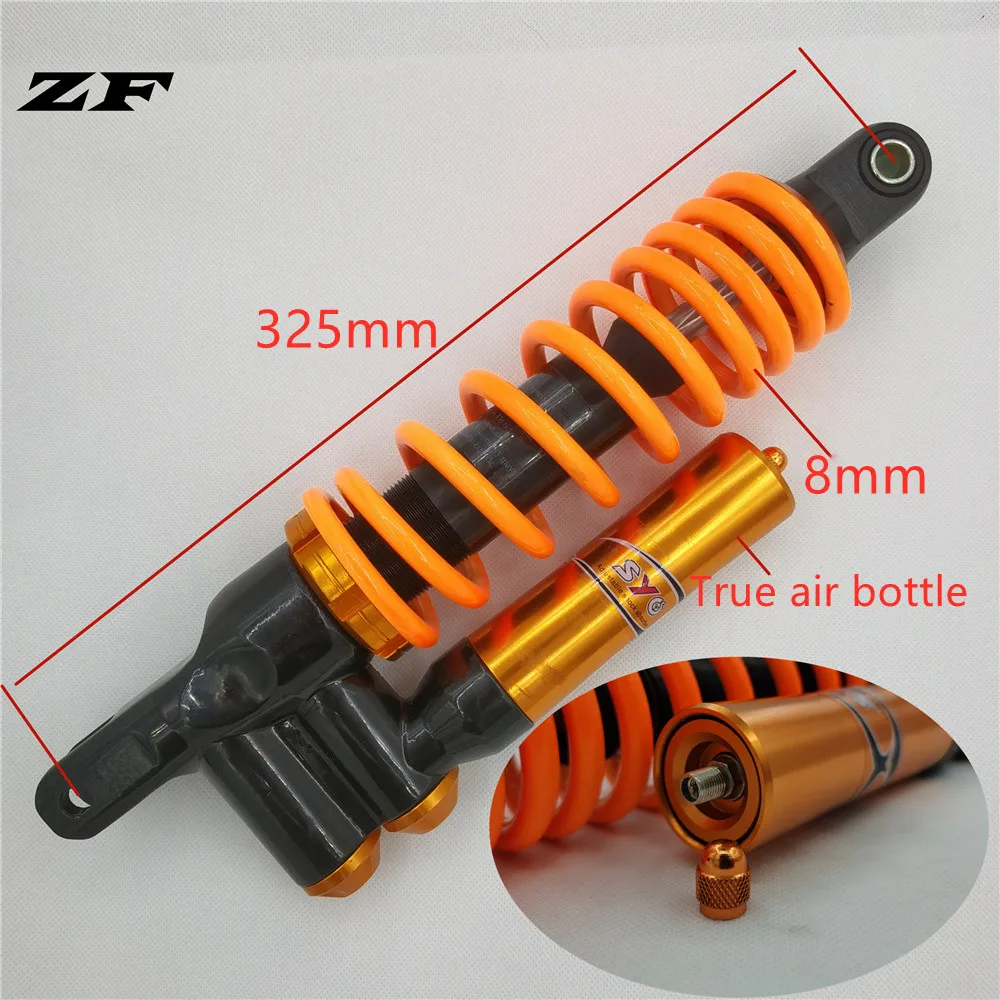 1pcs 325mm Multiple sizes Motorcycle Rear Adjust damping shock absorber For Honda Yamaha Kawasaki Suzuki Rear suspension