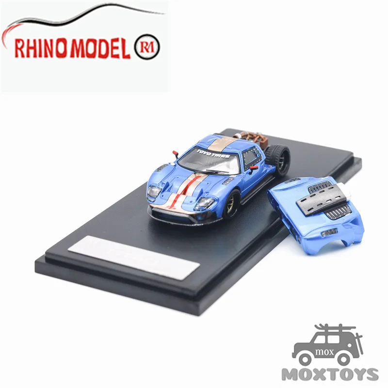 

Rhino Model RM 1:64 GT40 Blue Limited999 Diecast Model Car