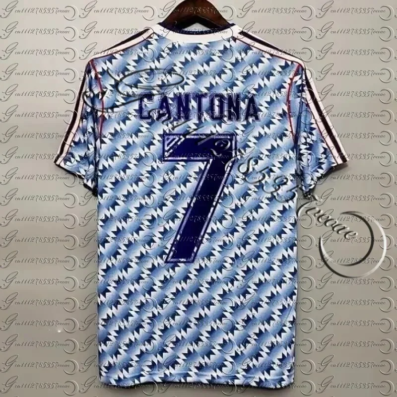 2026-27 Neuer 3D-Druck Retro-Fußballanzug, unverzichtbares Kleidungsstück für Erwachsene und Kinderfans, schnelltrocknend, atmungsaktiv, Eltern-Kind-Kombination – Detail 4