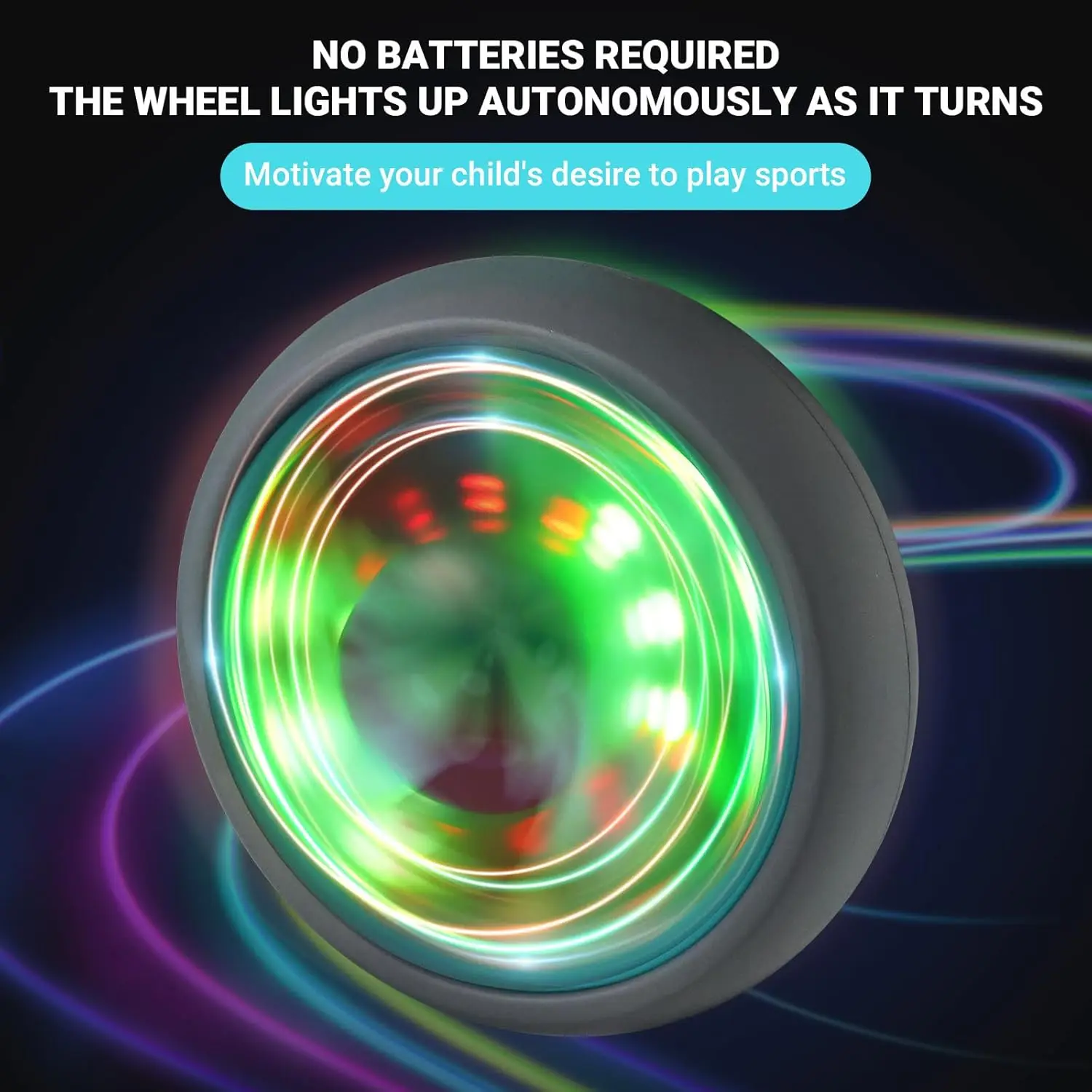 Bicicleta de equilibrio para niños y niñas de 1 año, iluminación colorida, juguetes para bebés, primer paseo, 10-24 meses, 12-24 Mon