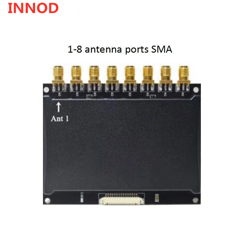 

Широкодиапазонный пассивный 8-портовый UHF RFID модуль Impinj R2000, фиксированный считыватель 860-960 МГц EPC Gen2, мультиметка с интерфейсами TCP/IP RS232