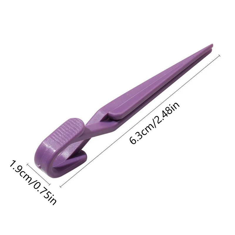 Juego de 20 piezas de rizador de uñas, esmalte de aceite a prueba de derrames, colores mezclados, Clips de protección para colorear, herramientas de manicura para evitar fugas