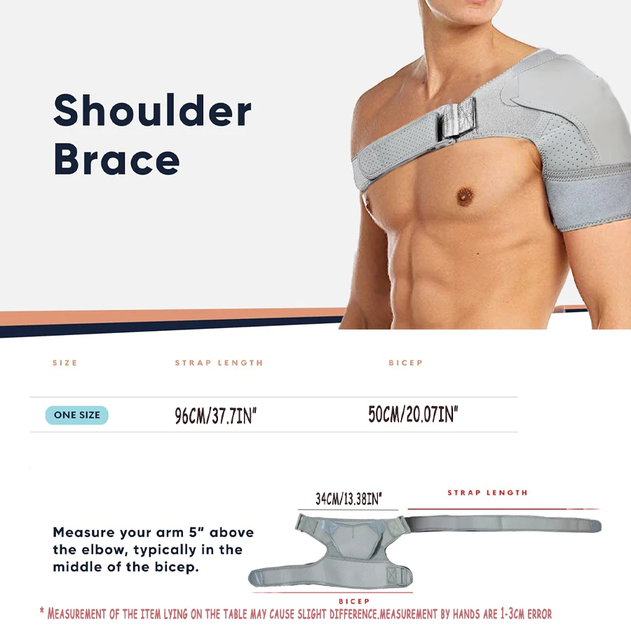 Shoulder Brace Men and Women Both Left and Right Arm | Pain Relief Torn Rotator Cuff Shoulder Compression Sleeve
