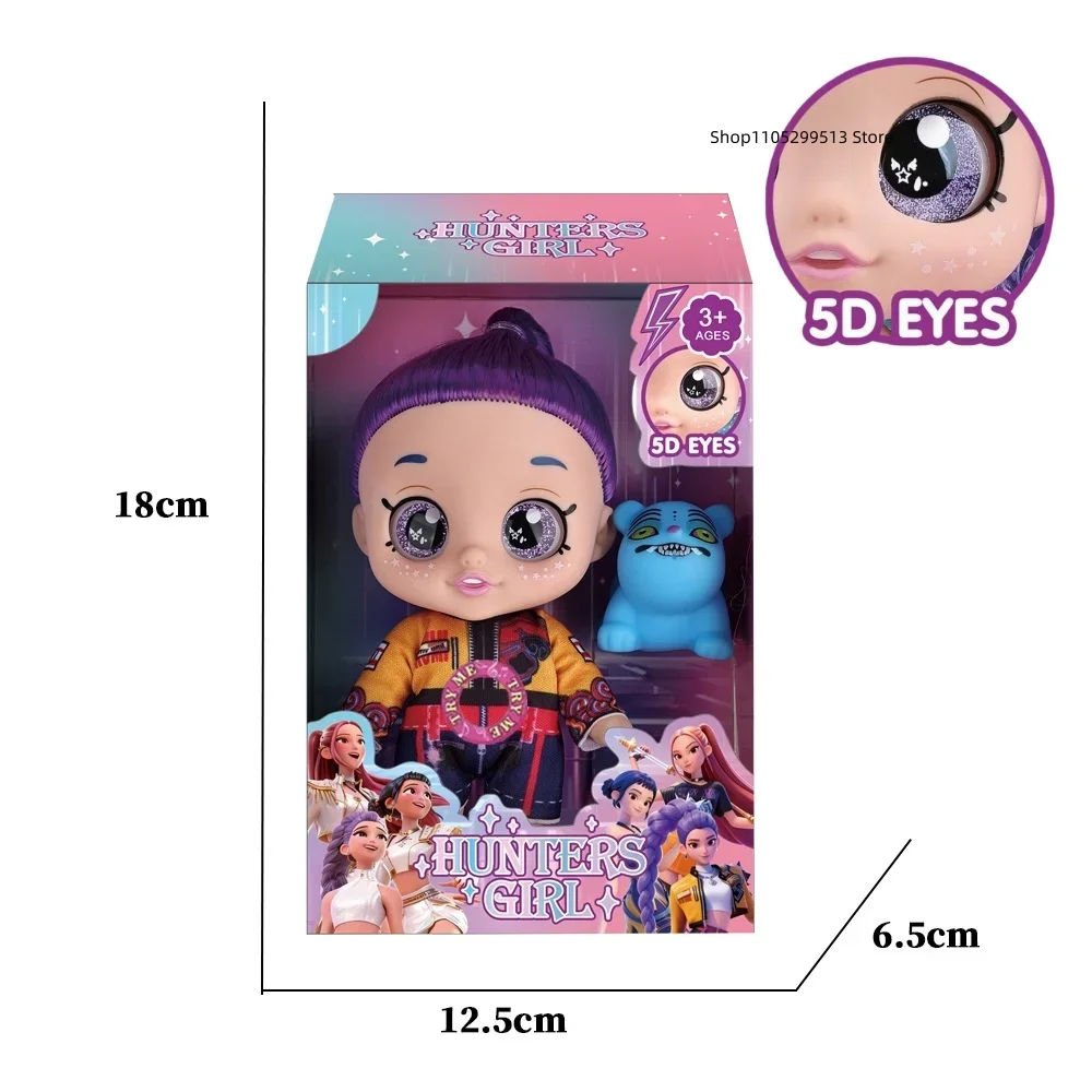 Anime-Mädchen Lumi Mila Zoi Hexenjäger-Puppen Actionfiguren Vinyl-Spielzeug-Set 7 Zoll Beweglich mit Musik Geschenk für Fans zum Geburtstag – Detail 10