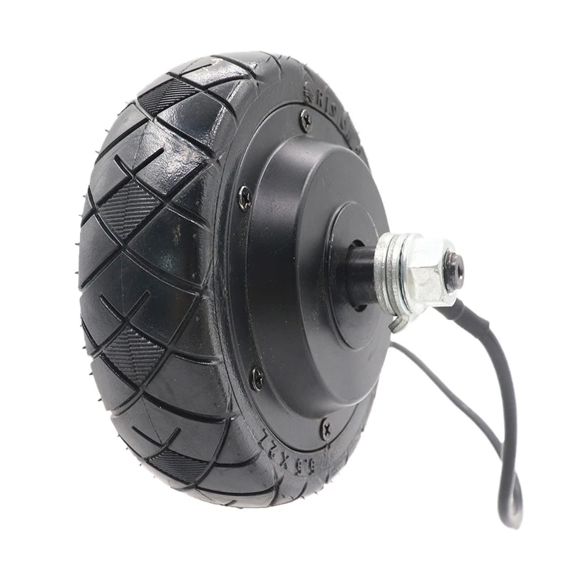 5.5 inch motors wheels brushless and toothless wheel hub motor, solid tire 24V electric scooter brushless motor