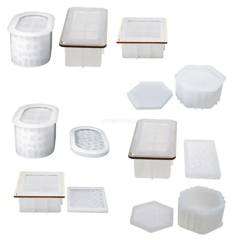 

Storage Box Resin Mold,Diamonds Jewelry Box Silicone Mold for DIY Home Decor Dropship