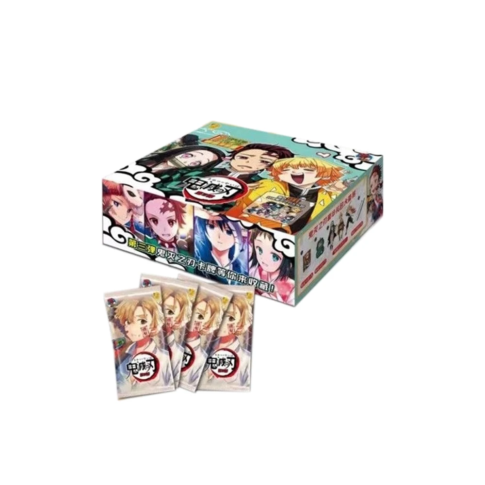 Out Of Print Demon Slayer Collection Card TCG Anime Booster Pack Box Kamado Nezuko Rare Board Game Kids Birthday Toy Gift