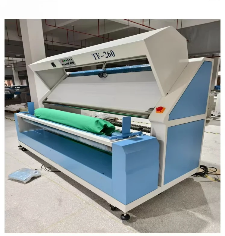A Dual-Purpose Fully Auto  Fabric Inspection Machine for Knitted and Woven Fabrics with Edge Alignment