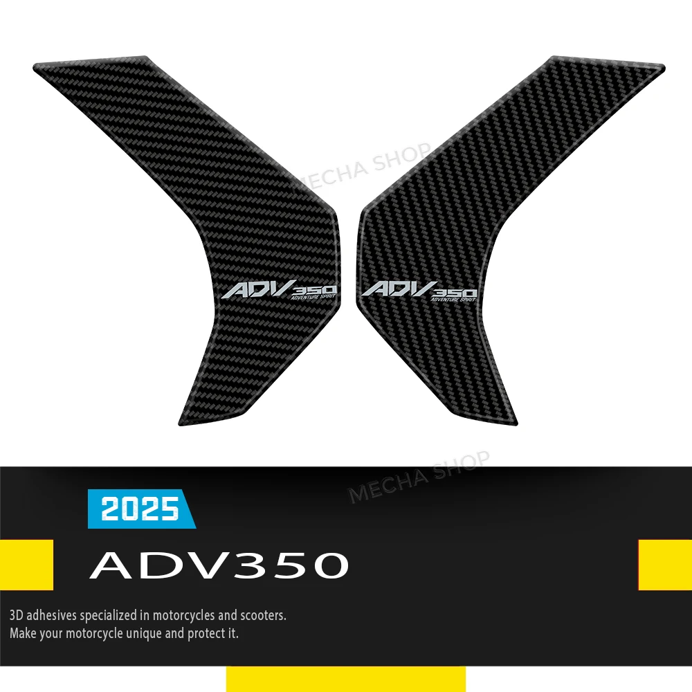 

For ADV350 ADV 350 2025 2024 2023 2022 Motorcycle Side 3D Sticker Protection Waterproof Anti Scratch Decals Accessories
