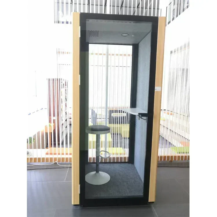 Hot SalesOffice Acoustic Soundproof Meeting Phone Booth Pod Phone Booth Sound Insulation Office Meeting Pod Telephone Booth