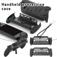 Para ROG Ally/X cubierta protectora todo incluido, cubierta protectora dura ABS anticaída flexible de TPU con tapa