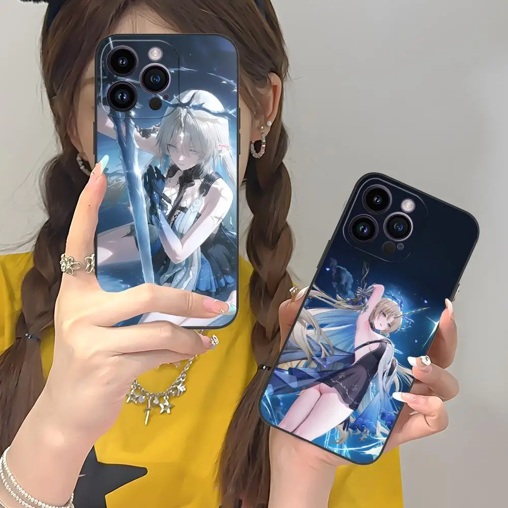 

Чехол для телефона Wuthering Waves Fleurdelys для iPhone 17, 16, 15, 14, 13, 12, 11 X XR XS 8 7 Pro Max Plus, мини-цветные защитные мобильные телефоны