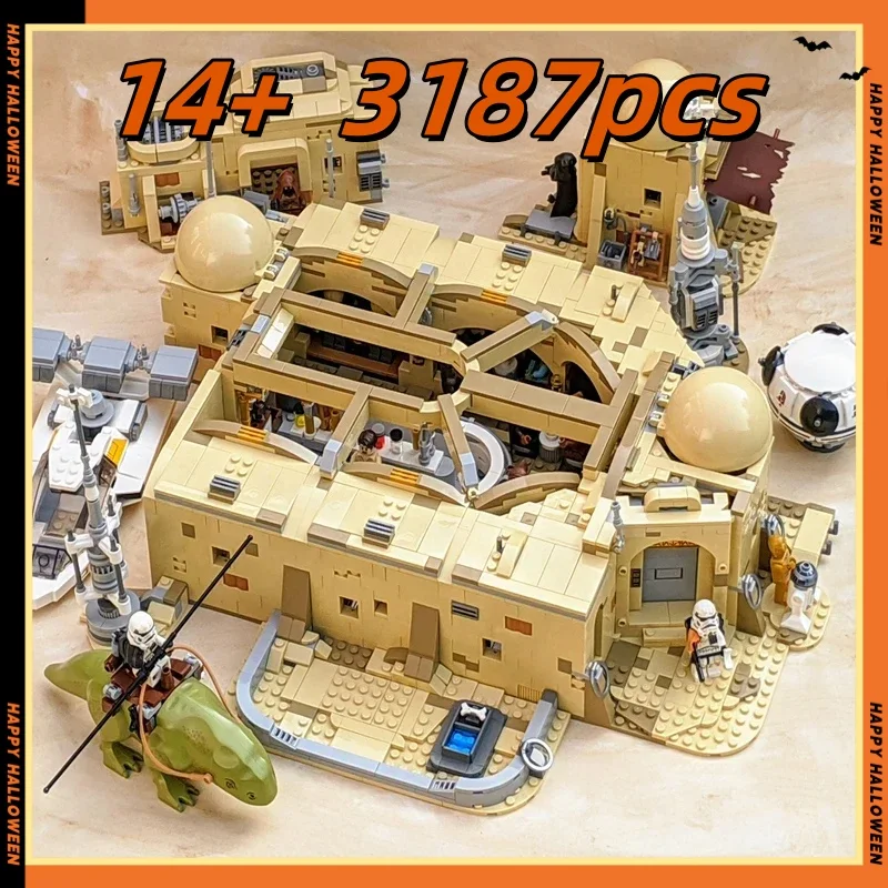 3187PCS Mos Home Decoration Model Compatible with 75290 Children's Gifts