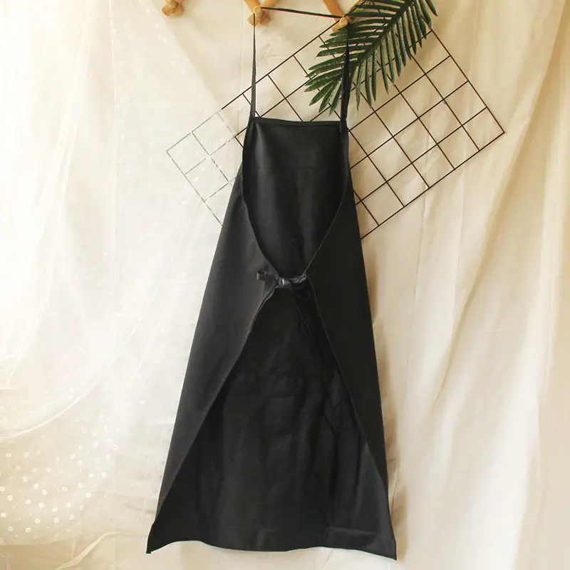 Solid PVC Apron Men Waterproof Oil-proof Cooking Uniform Waist Aprons Restaurant Chef Overalls Antifouling Cleaning Kitchen Tool