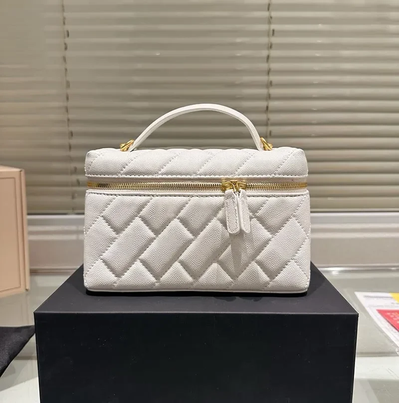 

Женская мини-сумка через плечо из натуральной кожи, стеганая, люксовая дизайнерская, с верхней ручкой и цепочкой, кроссбоди, косметичка