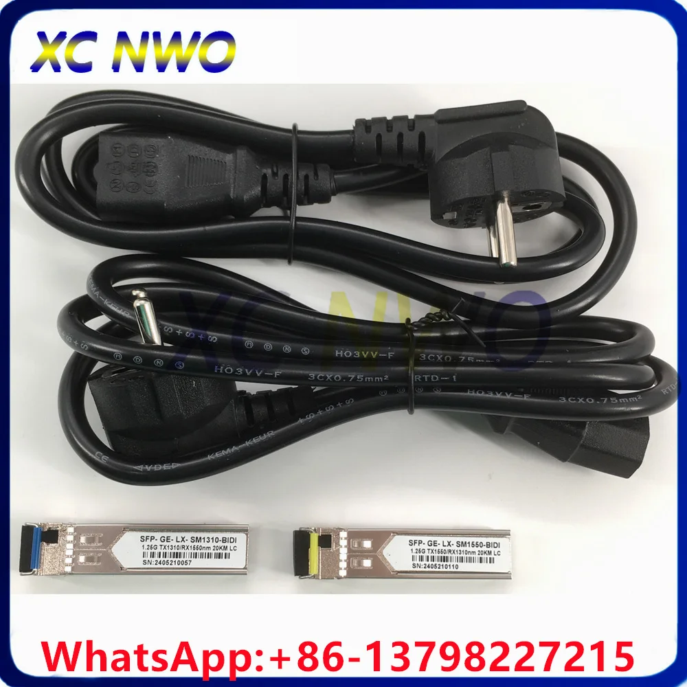 8Ch Bidi XLR Balance Audio to Fiber SM,BIDI,20km,LC Connector,19 Inch 2U  Rack Mount,Euro Charger