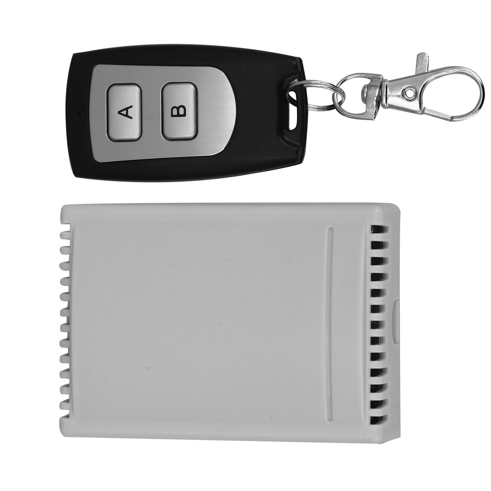 

Wireless Remote Control Relay Module Transmitter Receiver Momentary Self-locking for Pump LED Lights Machine-Tool