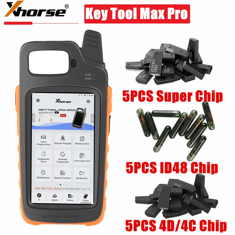 Newest Xhorse VVDI Key Tool Max Pro With MINI OBD Tool Function Support Read Voltage and Leakage Current