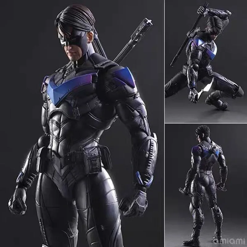 Play Arts Marvel Batman The Dark knight Night Wing PVC Action Figure Collectible Model Toy Birthday Presents