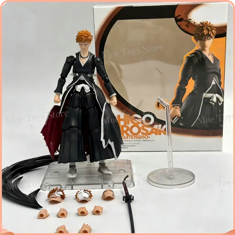 

Доставка в течение 24 часов: Коллекционная фигурка BLEACH SHFiguart SHF Kurosaki Ichigo Getsugatensho из ПВХ, модель, игрушка