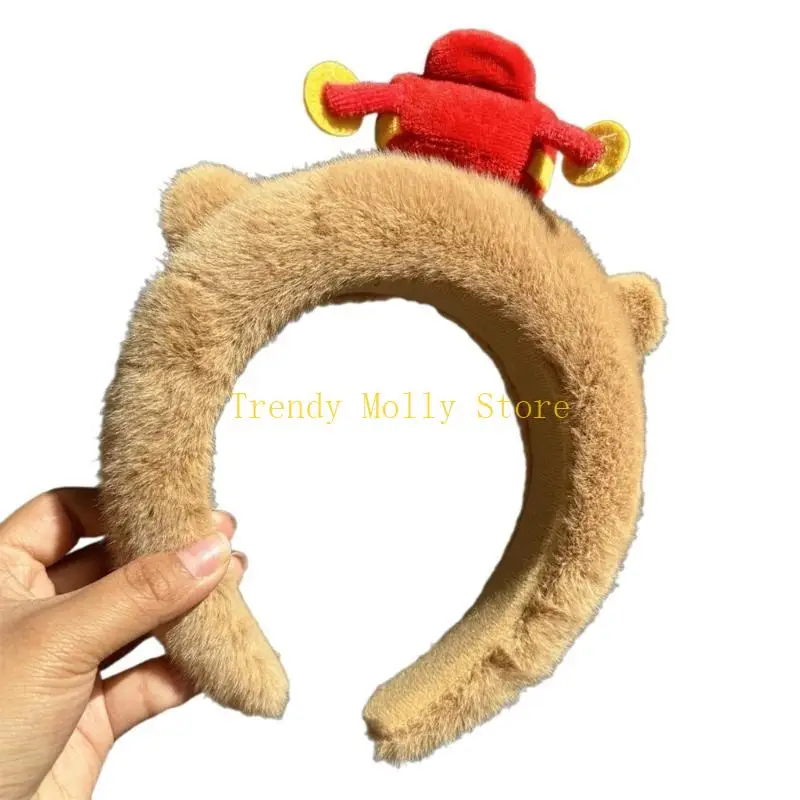 

N5KB Adorkable Hairbands for Photo Studio Eye-catching Props for Easter Festive Party Daily Wear Headpiece